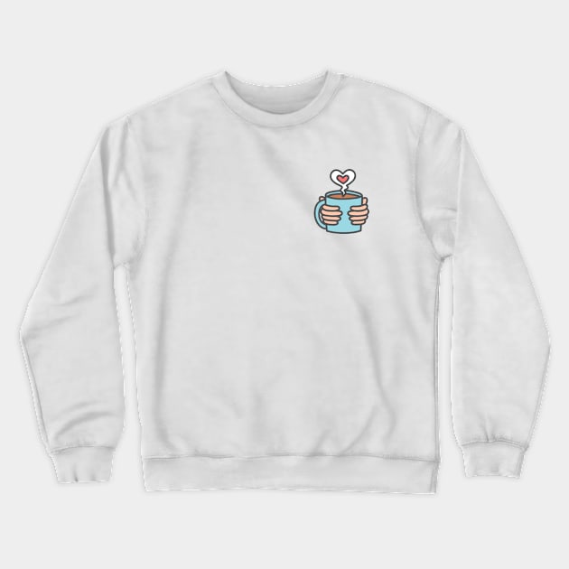 Coffee Lover <3 Crewneck Sweatshirt by Ashleigh Green Studios